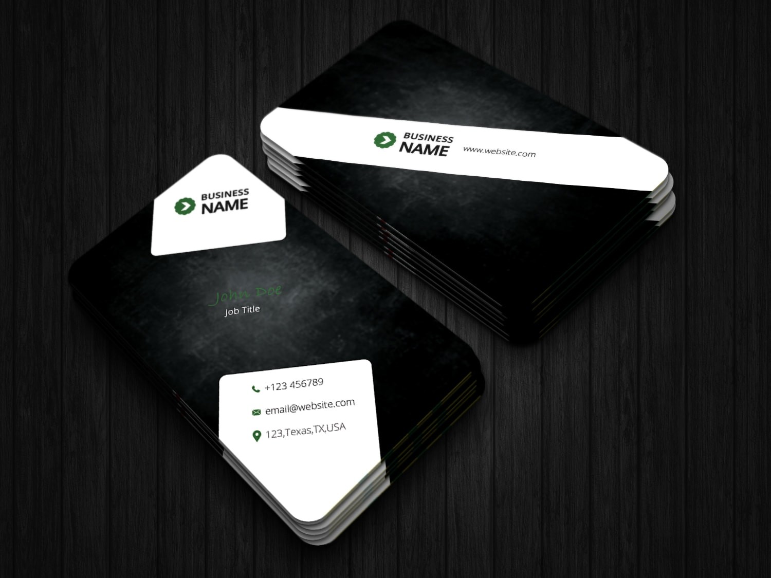 Black Shadow Business Card