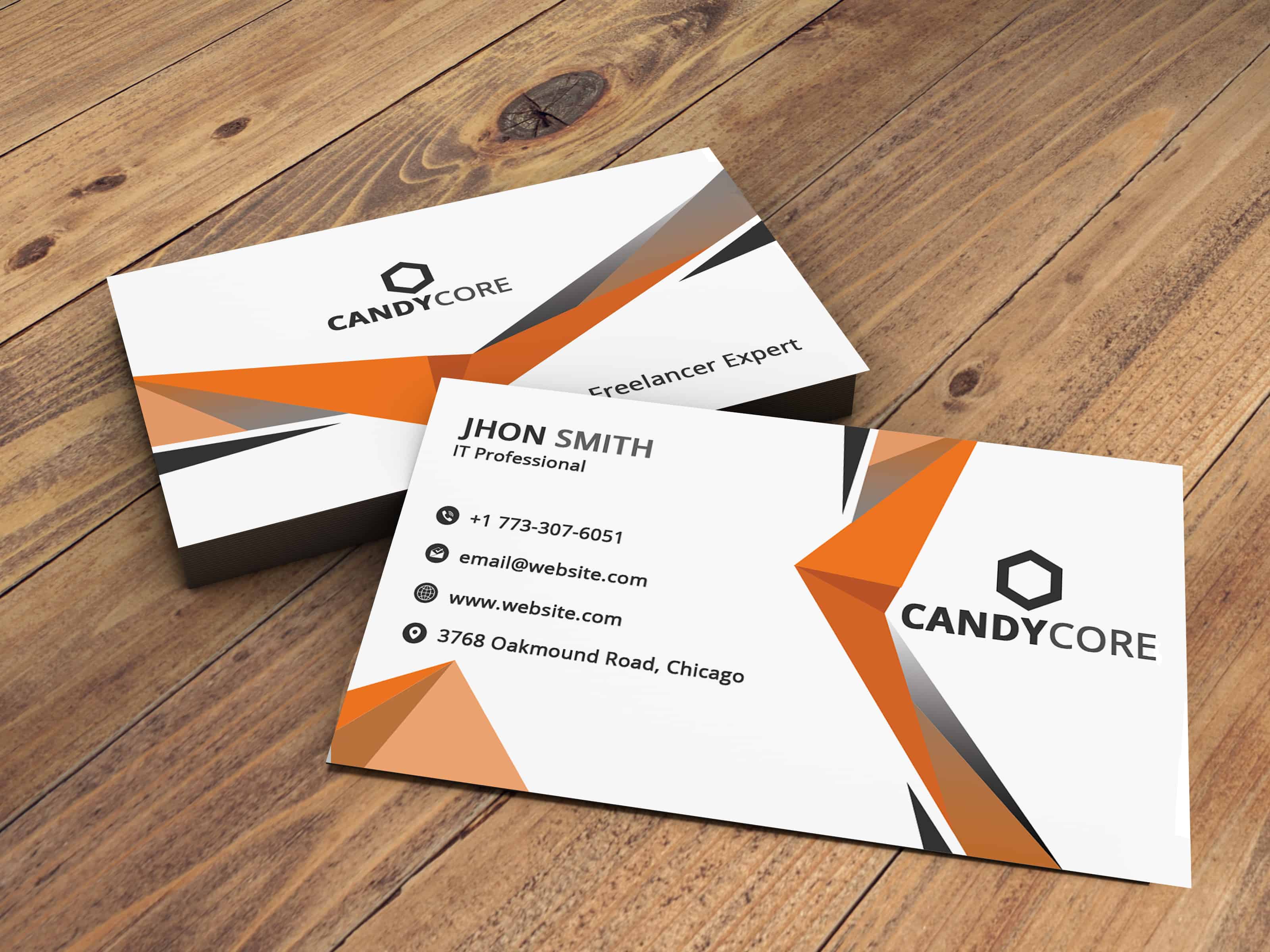CandyCore Corporate Business Card