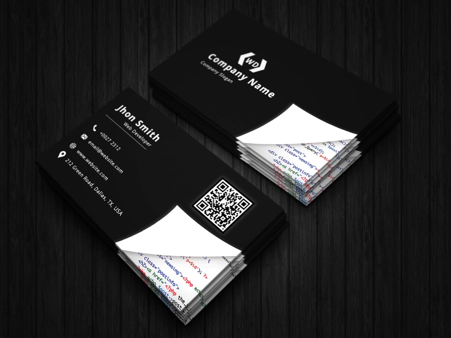 Web Developer Business Card