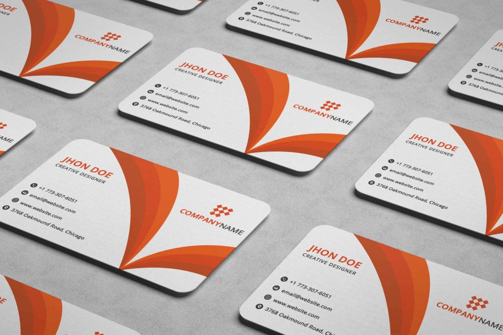 Corporate Colorful Business Card