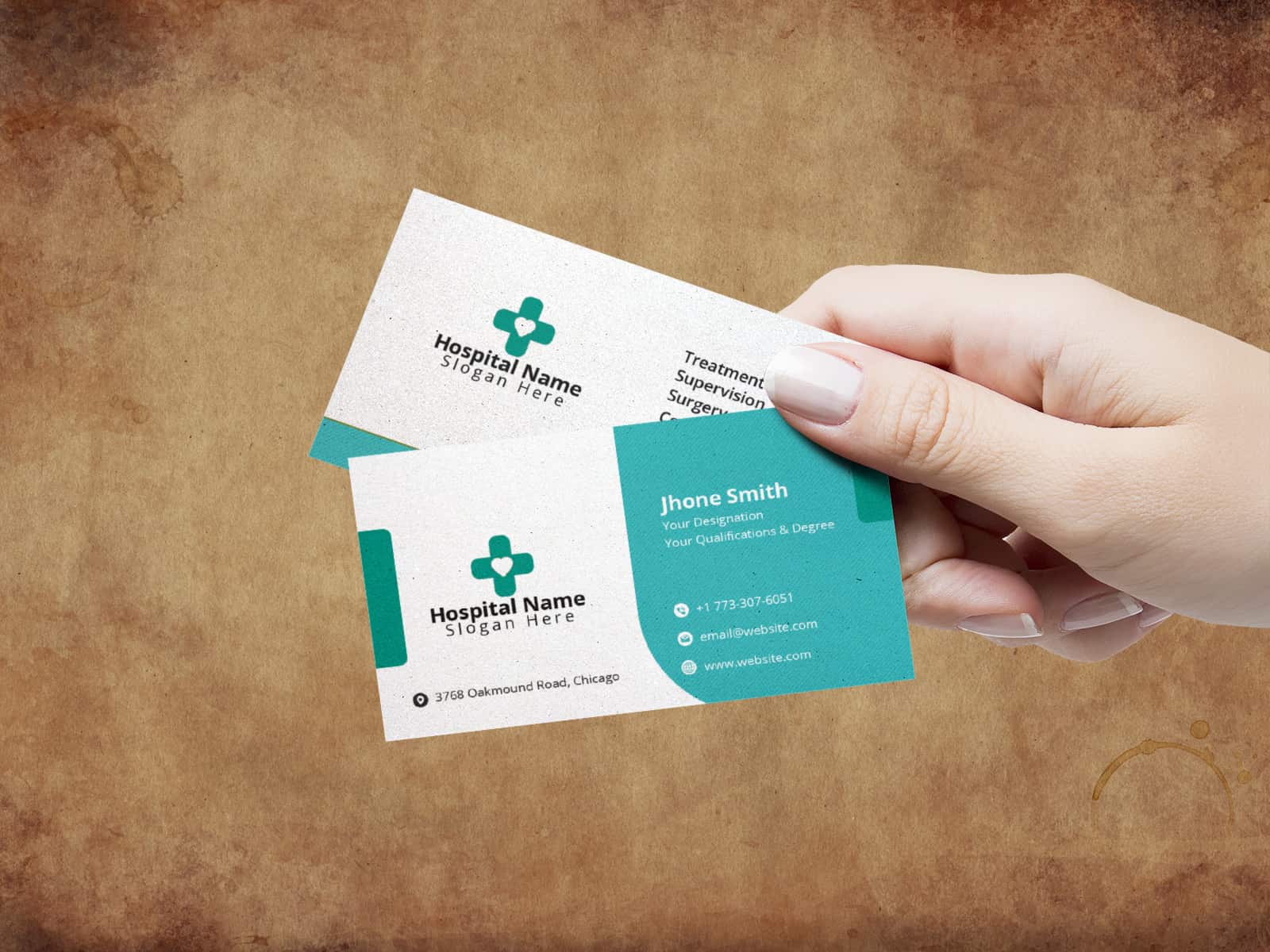 Medical & Health Care Business Card | TechMix