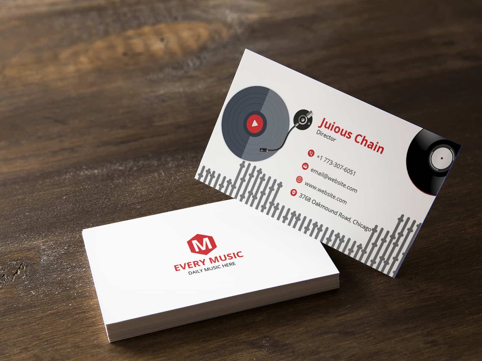 Music Director Business Card