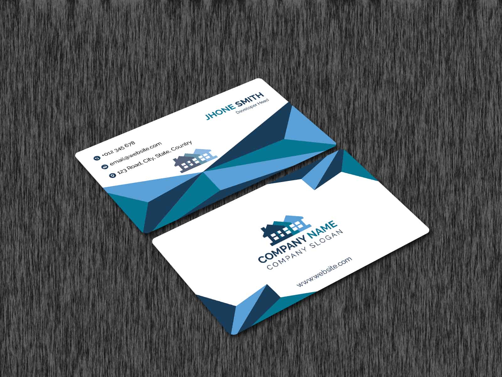 Real Estate Business Card Template Techmix