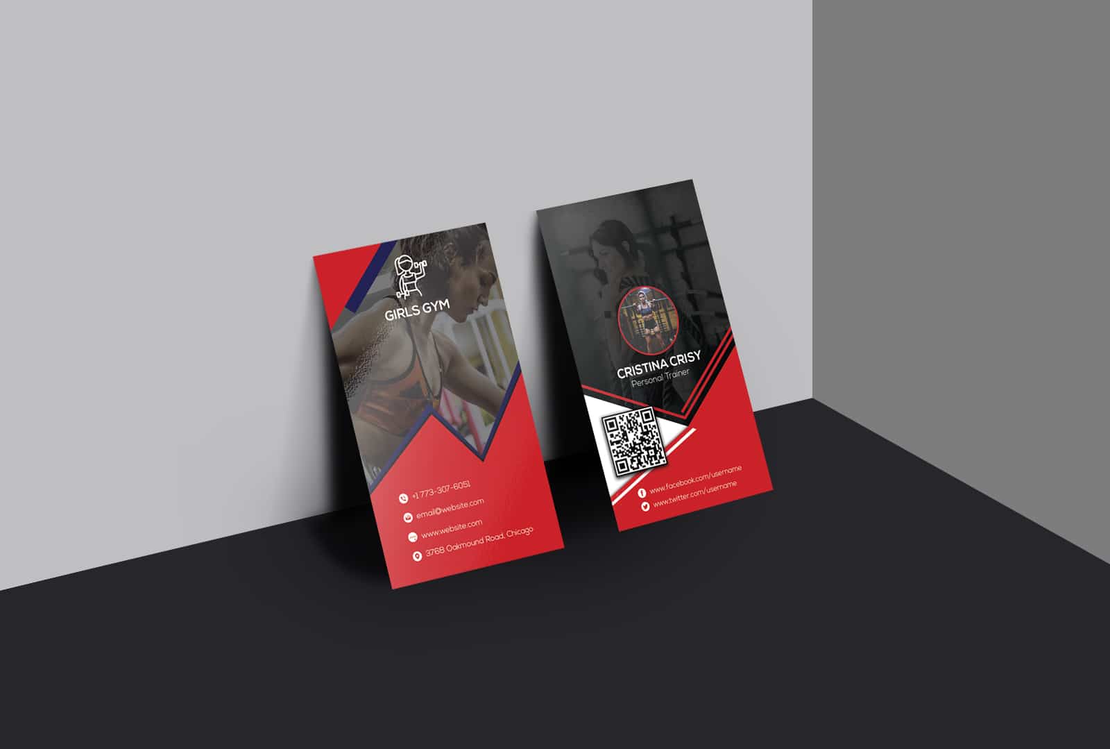 Gym Business Cards Techmix