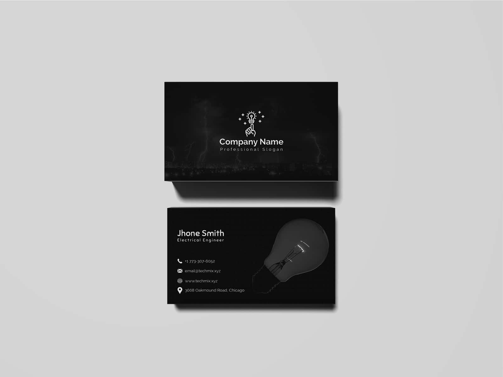 Electrical Engineer Business Card Template