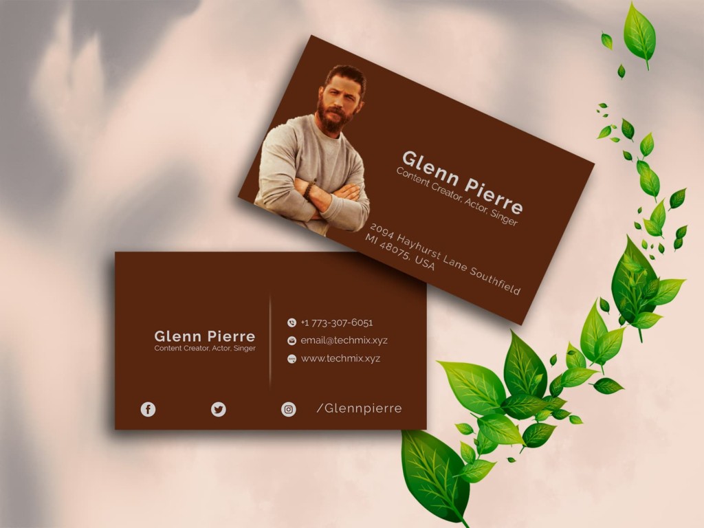 Content Creator, Actor, Singer Business Card