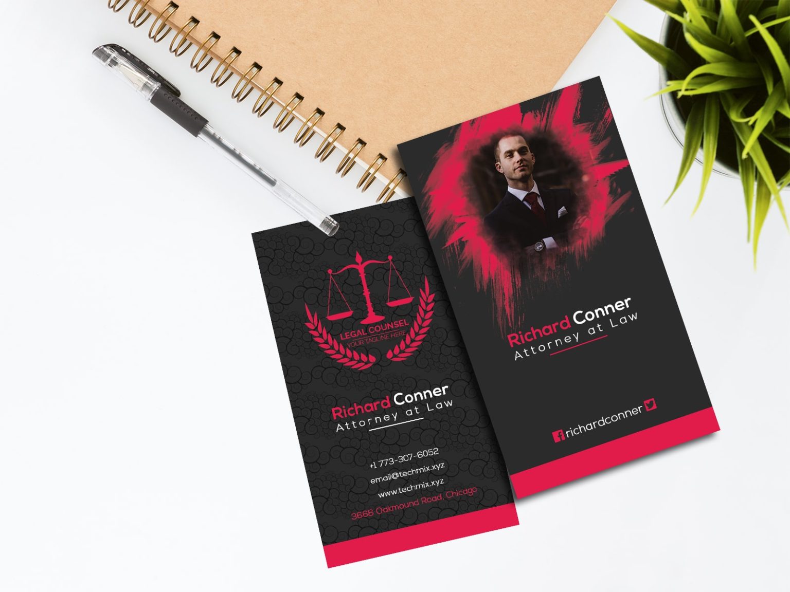 Elegant Lawyer Business Card Template TechMix   Elegant Lawyer Business Card Template 1 1536x1152 