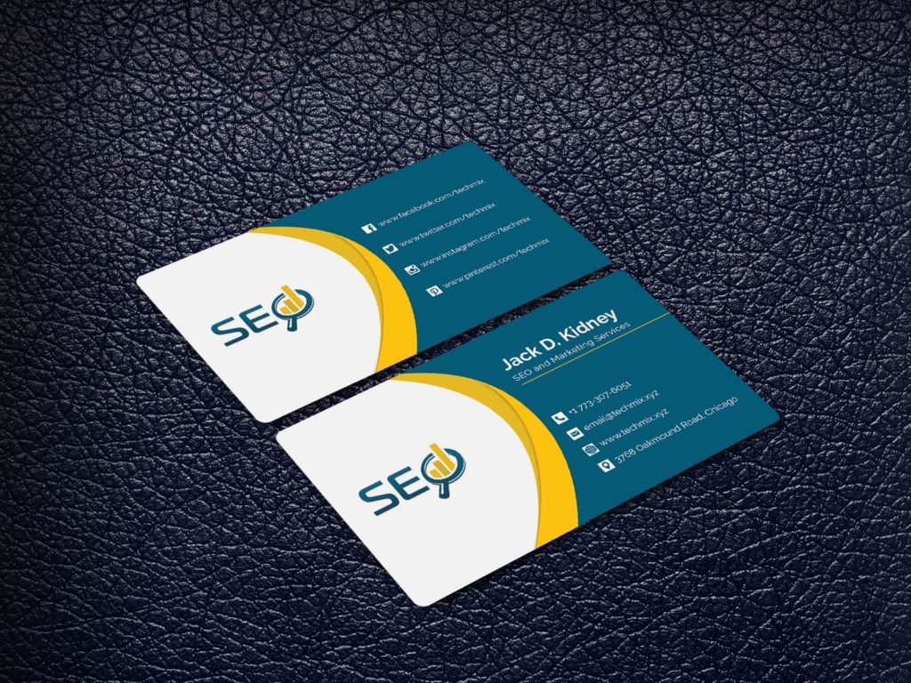 SEO Analyst Business Card