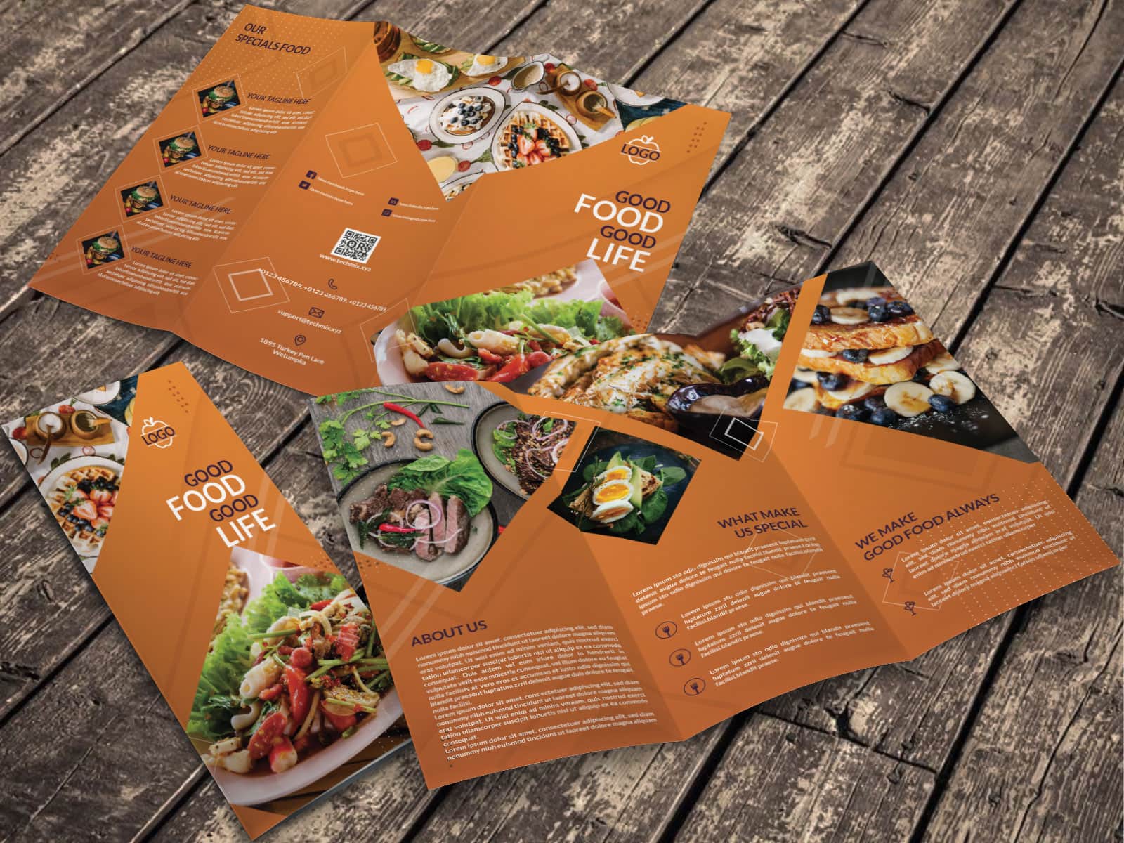 Restaurant Brochure Template
