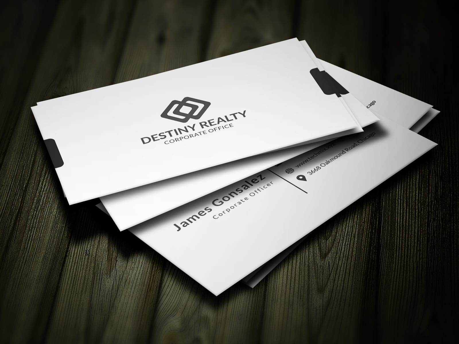 Minimal Corporate Business Card Design