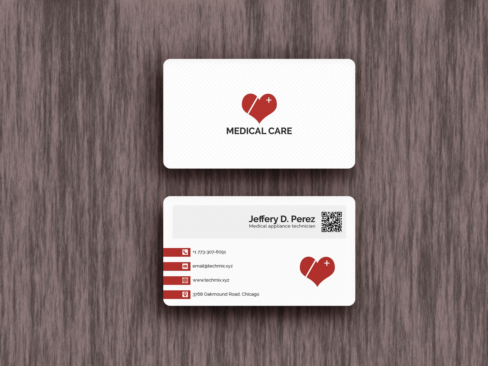 Minimal Medical Business Card Template